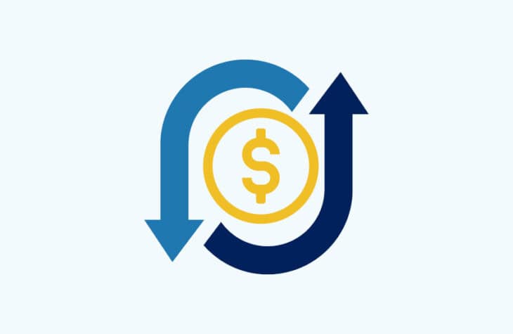 Up and down arrows icon