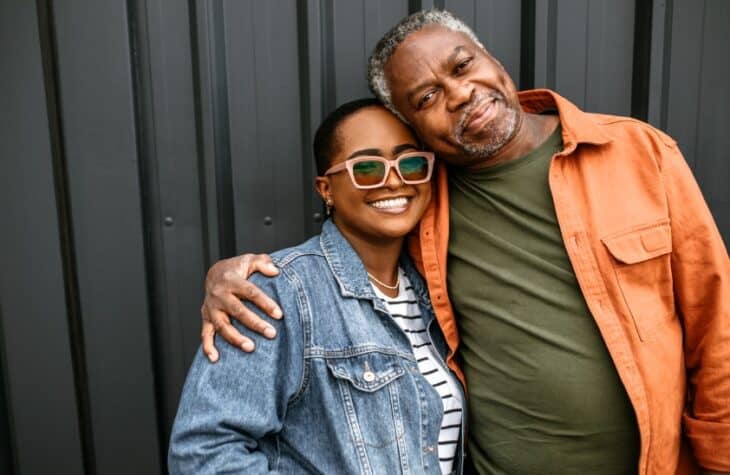 Father and daughter